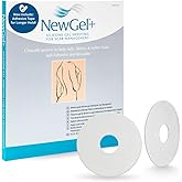 MyNewGel NewGel Advanced Silicone Professional Scar Sheets, Ultra-Thick, Areola Shaped, for Post-Surgery Cosmetic Procedure, 1 Pair (2 count) - CLEAR