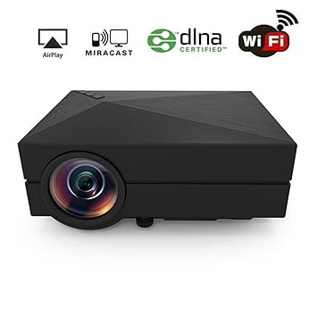 Wifi Projector, huiheng gm60 a Wireless Projector Mini LED ...