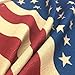 YOUR SMILE Independence Day Cotton Linen Square Decorative Throw Pillow Case Cushion Cover 18x18 Inch,American Flag