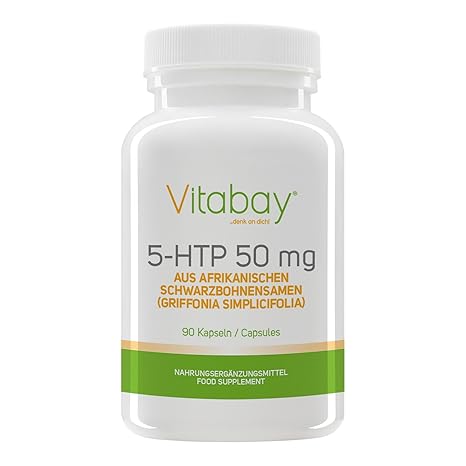 5-HTP - 50 mg (Griffonia simplicifolia) (90 cápsulas)