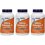 Amazon.com: NOW Supplements, Ultra Omega 3-D, Omega-3 Fish Oil + Vitamin  D-3, 90 Softgels : Health \u0026 Household