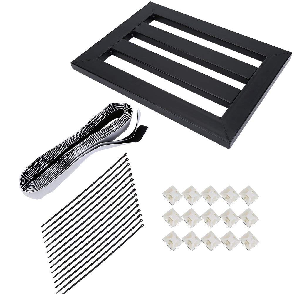 Electric Guitar Effects Pedals Board,1Set Effects Pedals Board with 15 Ribbon and Gommures,guitar Board with Setup Tape Clamp and 2 Size to Choose(middle) Effects