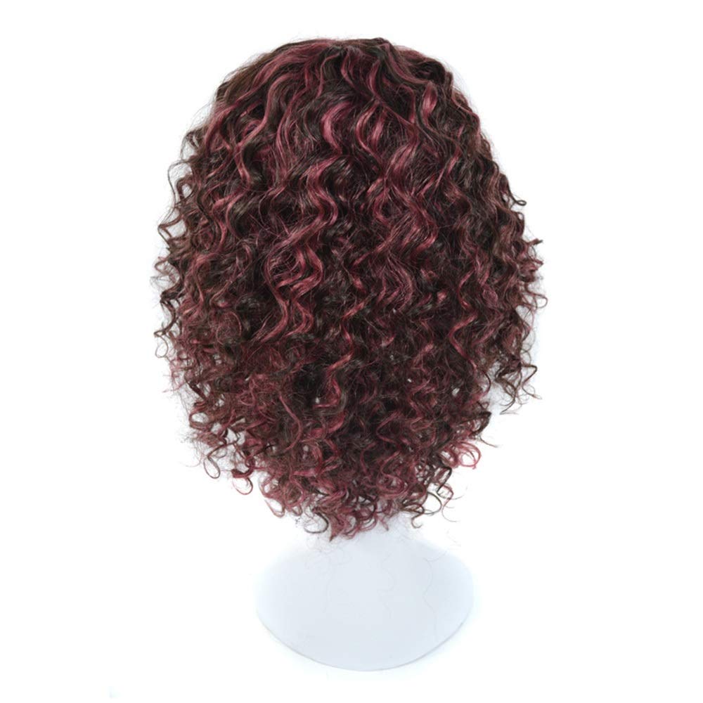 Amazon Com Aiyamaya 100 Real Human Hair Black Highlights Wine
