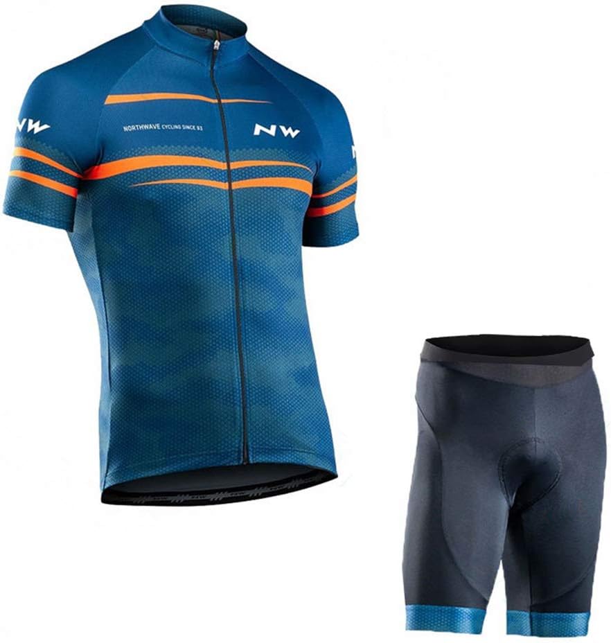 Hplights Maillot Ciclismo Corto De Verano para Hombre, Ropa Culote