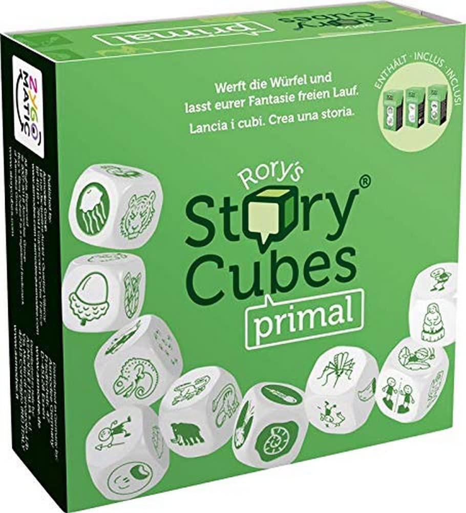 Zygomatic Asmodee Story Cubes Primal, Family Game, Story Game, German