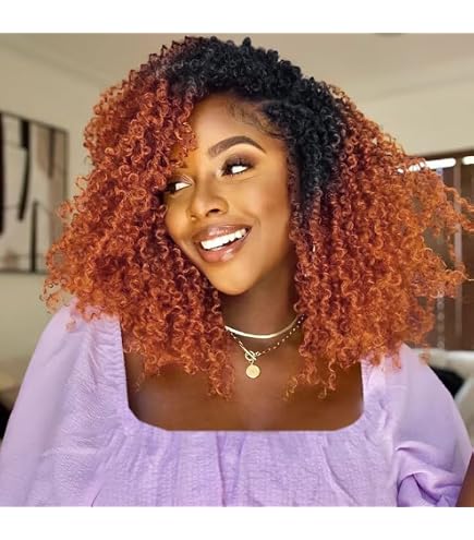Amazon.com: COOKOO 10 Inch Yanky Twist Crochet Hair for Black