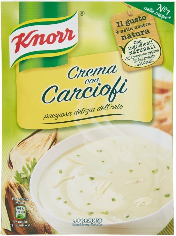 Knorr Crema Carciofi 100 Gr Amazon It Alimentari E Cura Della Casa
