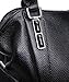 On Clearance! Big Sale! Iswee Women's Genuine Leather Handbag Urban Style Tote Top Handle Shoulder Bag Vintage Satchel Purse (Black-06)
