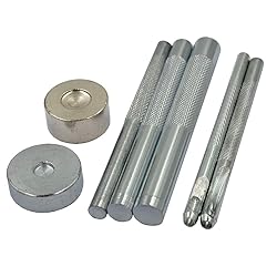 DGOL 7 pcs Metal Domed Rivet Fixing Setting Tool