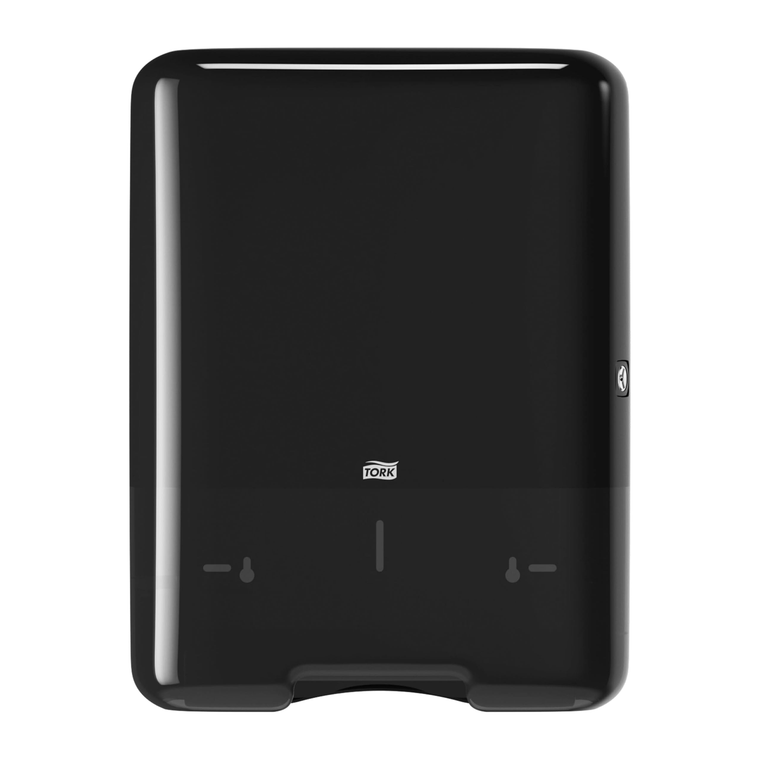 Tork Singlefold Hand Towel Wall Mounted Dispenser Black H3, Elevation Range, 553008