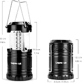 Lepro Camping Lantern Collapsible Battery Powered Portable Tent Light Pack of 2 view 7