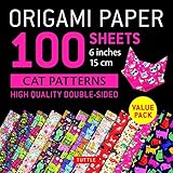 Origami Paper 100 sheets Cat Patterns 6