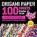 Origami Paper 100 sheets Cat Patterns 6