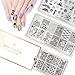 Born Pretty 5Pcs Nail Art Stamping Plates Set Valentine's Day Theme Love Couple Rose Flower Heart manicuring Image Plates
