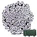 VMANOO Battery Operated Outdoor String Lights 200 LED Fairy Christmas Lighting Decor Timer for Indoor Garden Patio Lawn Holiday Wedding Xmas Decorations (White)