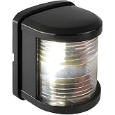 SEAFLO 11 Series Regular Sized LED White Stern Navigation Light &ndash; 12V, 1W, IP67 Waterproof, 2NM Visibility, High-Brightness, Impact-Resistant for Boats Under 65 ft (20m) &ndash;4-Year Warranty (Stern/Black)