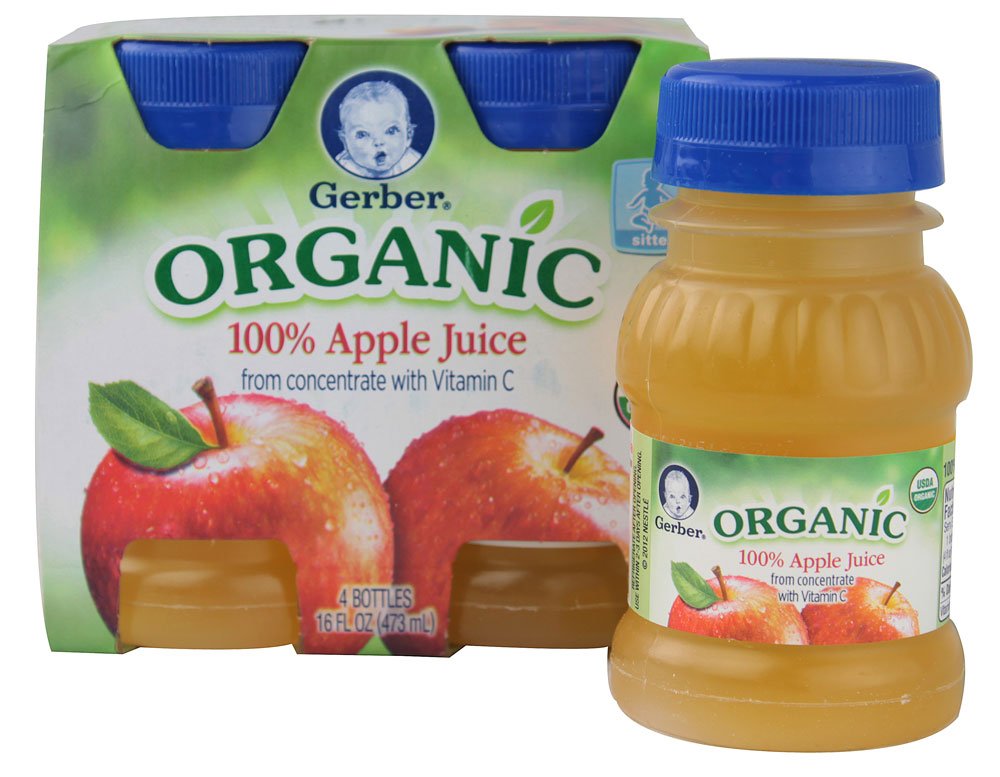 gerber organic apple juice