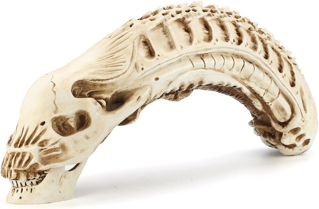 MYAMIA xenomorph Alien Movie Skull Resin Heteromorphosis Sketch Model Home Decor Toys Bar