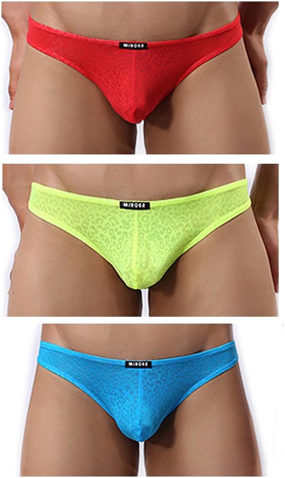 Louis Rouse Men's Sexy Lace Y-Fronts Bikini Briefs Underwear