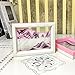 CooCu Moving Sand Art Picture,Desktop Art Toys And As A Gift(Sakura World) - Black,White,Pink