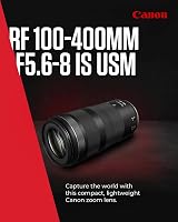 Canon RF 100-400mm F5.6-8 IS USM Telephoto Zoom Lens for EOS R view 2