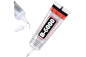 BTBTUU B6000 Jewelry Glue Clear for Rhinestone, Craft Adhesive Glue with Precision Tip Multi Function Fabric Glue for Metal Stone Graduation Photo Charms Nail Art Bead Jewelry Wood Glass (25 Grams)