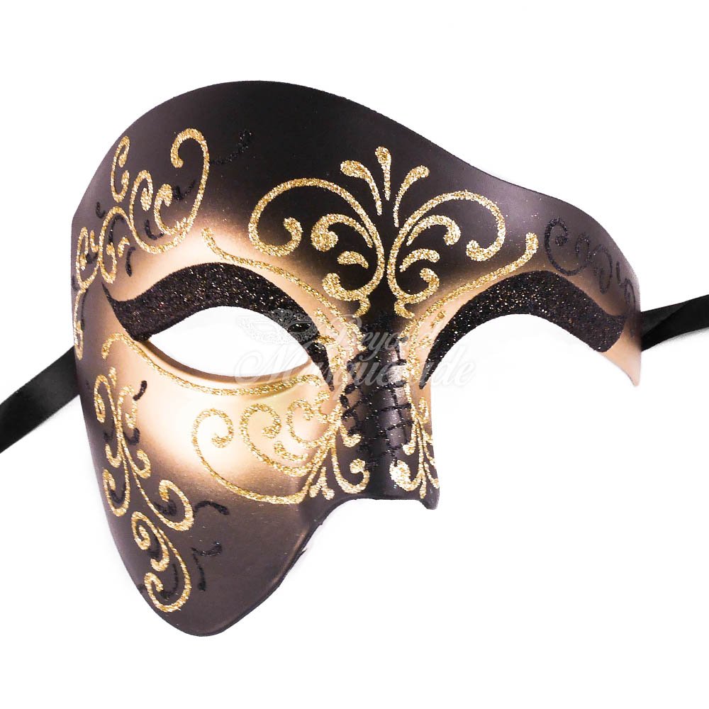Mask Exclusive w/ Black Musical Half Face Mask