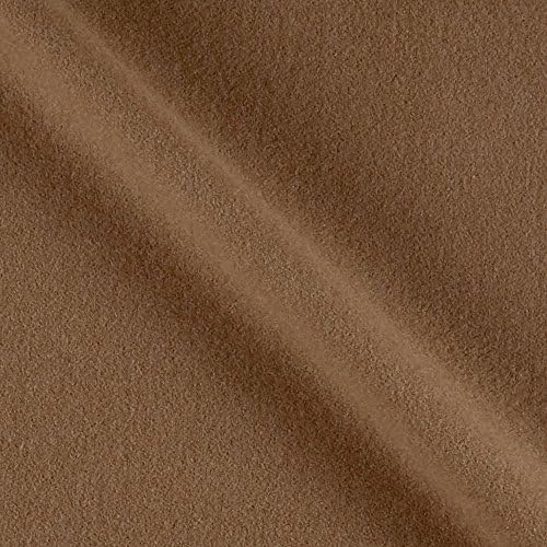 Ametex LLC Wool Blend Melton Coating Camel Fabric By The Yard