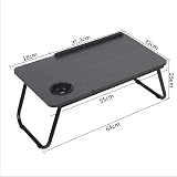 HOFLERA Laptop Desk Bed Tray with Foldable Legs Cup Slot Reading Holder view 5