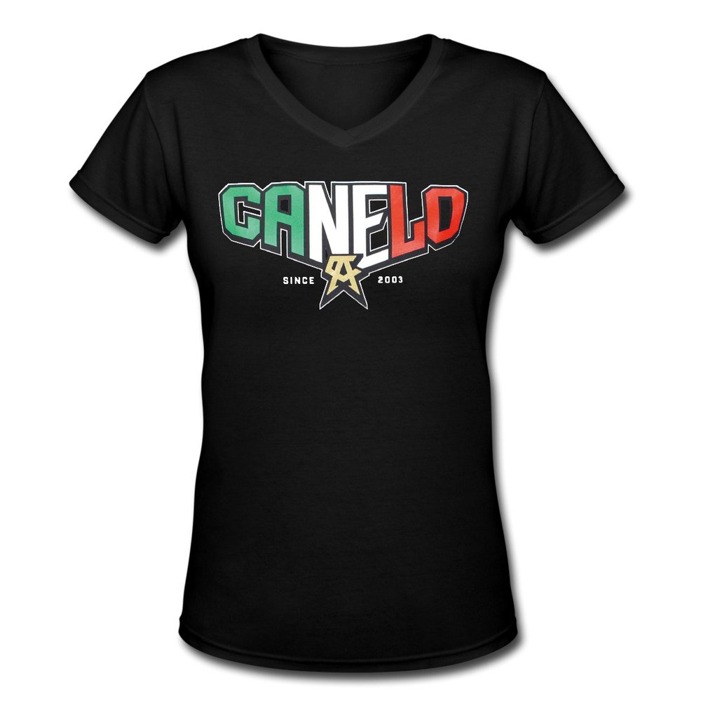 Canelo Alvarez Sharp Artclip Logo V Shirt 3716 | Seknovelty