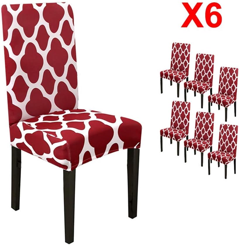 Best 6 pack red chair covers