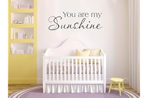 Klein_Kreations "You are My Sunshine Wall Décor Vinyl Decal, Black