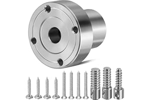 SENDUO Woodworking 2" Lathe Faceplate with Screwchuck,for 1" x 8TPI Spindle