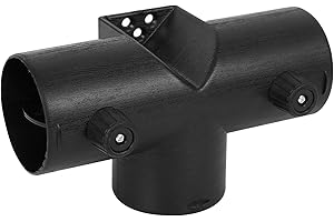 Copgge Diesel Heater Duct Connector Parking Heater Pipe Hose Ducting Vent Connector with Adjustable Valve Flap for Eberspacher Webasto Diesel Heater, for Chinese Diesel Heater 2KW (T Piece 60MM)