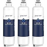 GLACIER FRESH Replacement for Bosch 11025825 Ultra Clarity Pro Refrigerator Water Filter BORPLFTR50, Compatible with KWF 2000, 12028325, 11032531, BORPLFTR50, WFC100MF, B36CT80SNS, B36CL80ENS (3 Pack)