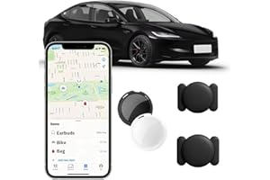CYBERDOT 2 Pack GPS Tracker for Vehicles Work with Find My (iOS Only) Real Time Mini Car Item Finder Global Coverage Hidden Car Locator Tracking Device No Monthly Fee or Subscription No SIM Card Required