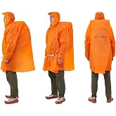 3F Rain Poncho,15D nylon lightweight windproof, snow proof,waterproof poncho for hiking, mountaineering, camping