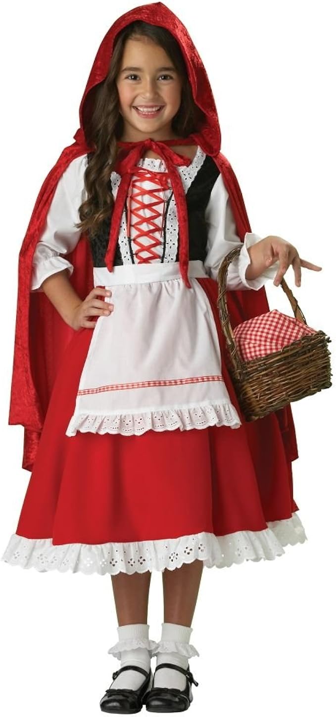 Amazon Com Little Red Riding Hood Kids Costume Large Clothing