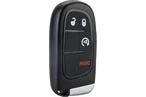 fits 2013 - 2019 Dodge Ram 1500 2500 3500 Smart Keyless Entry Remote Fob 433MHz Car Key Fob Replacement for FCC ID: GQ4-54T 4