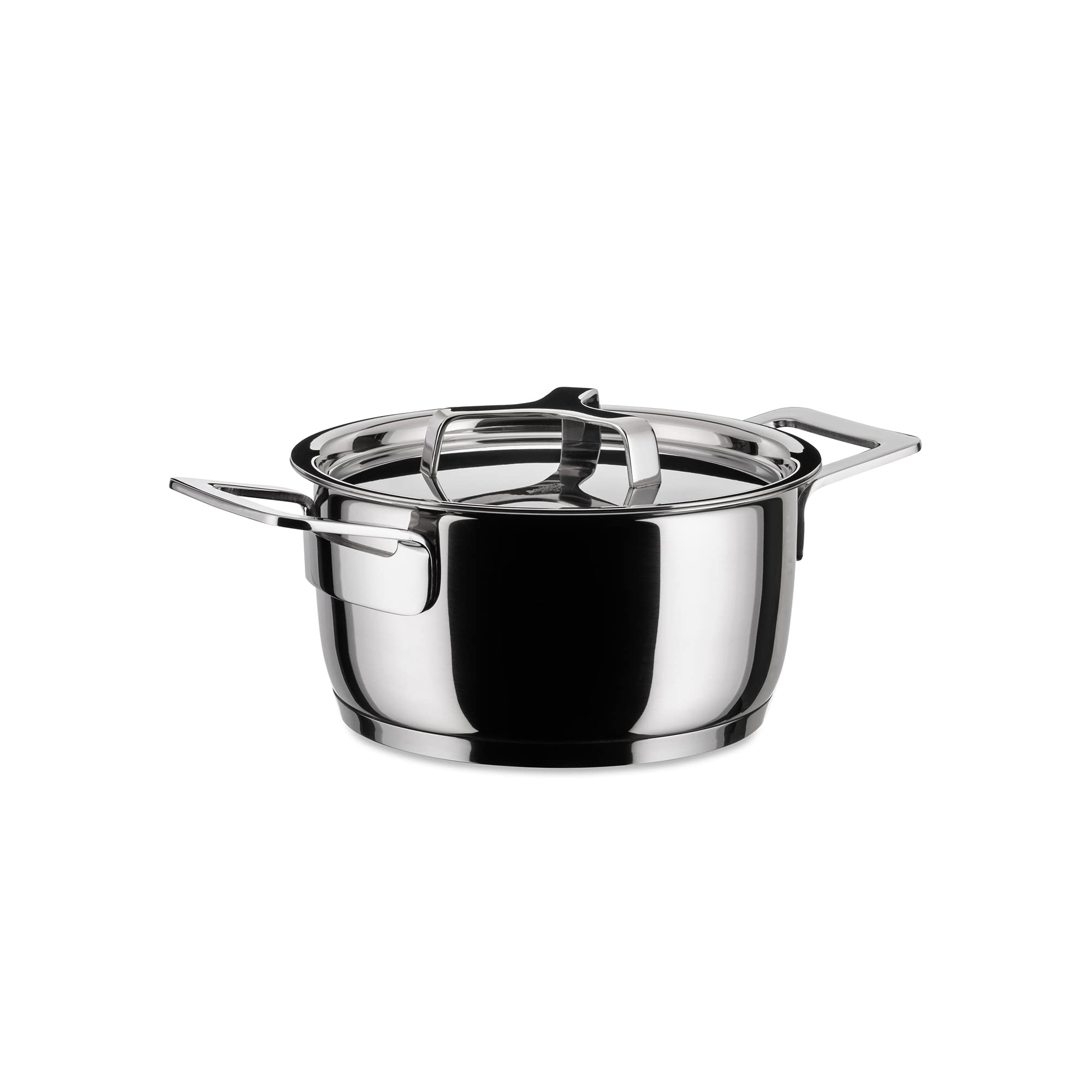 Alessi Pots&Pans Casserole, Stainless Steel, 16 cm (AJM101/16)