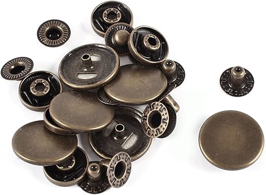 Amazon Com Uxcell Metal Snap Fasteners Poppers Sewing Press Stud