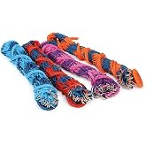 Shires Heavy Duty Haynet - 40" (102cm) Long, 2.25" (5.5cm) Slow Feed Mesh, 6.5kg Capacity Pink/Baby Blue/Single