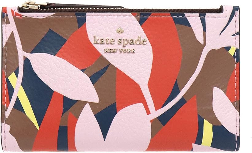 Amazon ケイトスペード Kate Spade 財布 コインケース Wlru6162 ピンクマルチ ジャクソン トロピカル トス レザー スモール スリム バイフォールド ウォレット レディース アウトレット品 ブランド 並行輸入品 小銭入れ