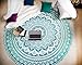 Folkulture Set of 2 Ombre Mandala Round Tapestry Hippie Indian Mandala Roundie Picnic Table Cover Hippy Spread Boho Gypsy Cotton Tablecloth Beach Towel Meditation Round Yoga Mat-72