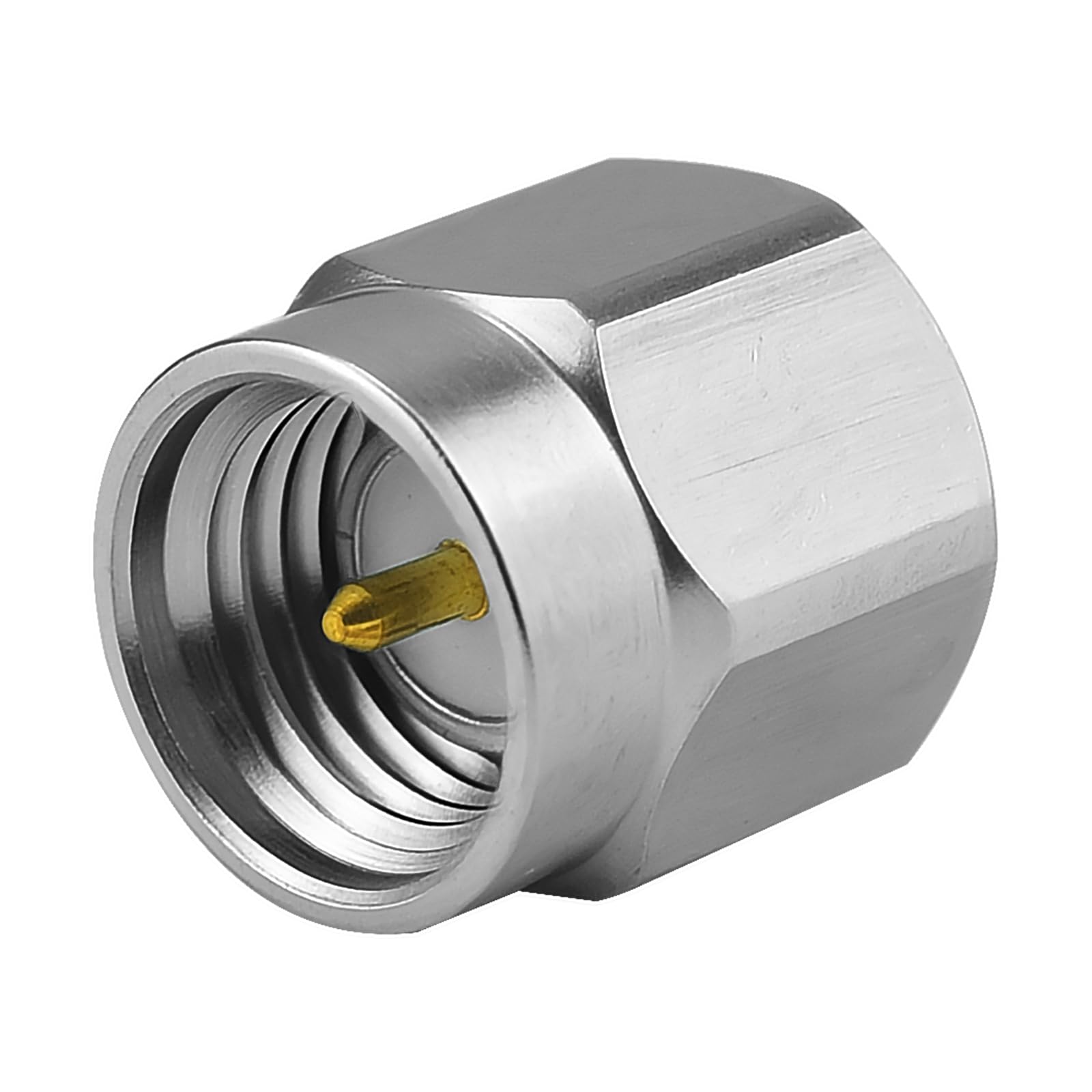 YILIANDUO RF Coax Adapter SMA Male to MHF4 IPX U.fl Male Straight Stainless Steel RF Connector Coaxial Converter Adapter