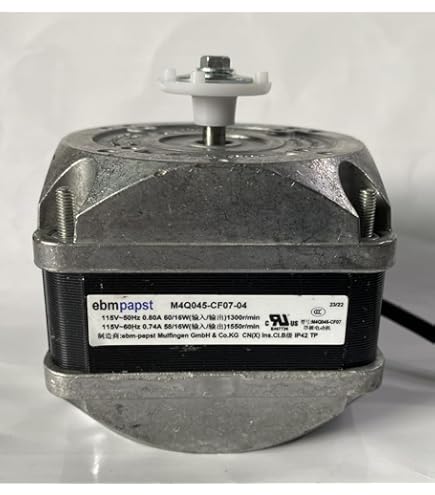 EBM-PAPST M4Q045-EF01-75 - Motor De Ventilador (230 V, 34 W, 1300/1550 Rpm, 50/60 Hz, 5 Opciones De Fijación, Ancho 92 Mm, Velocidad 2
