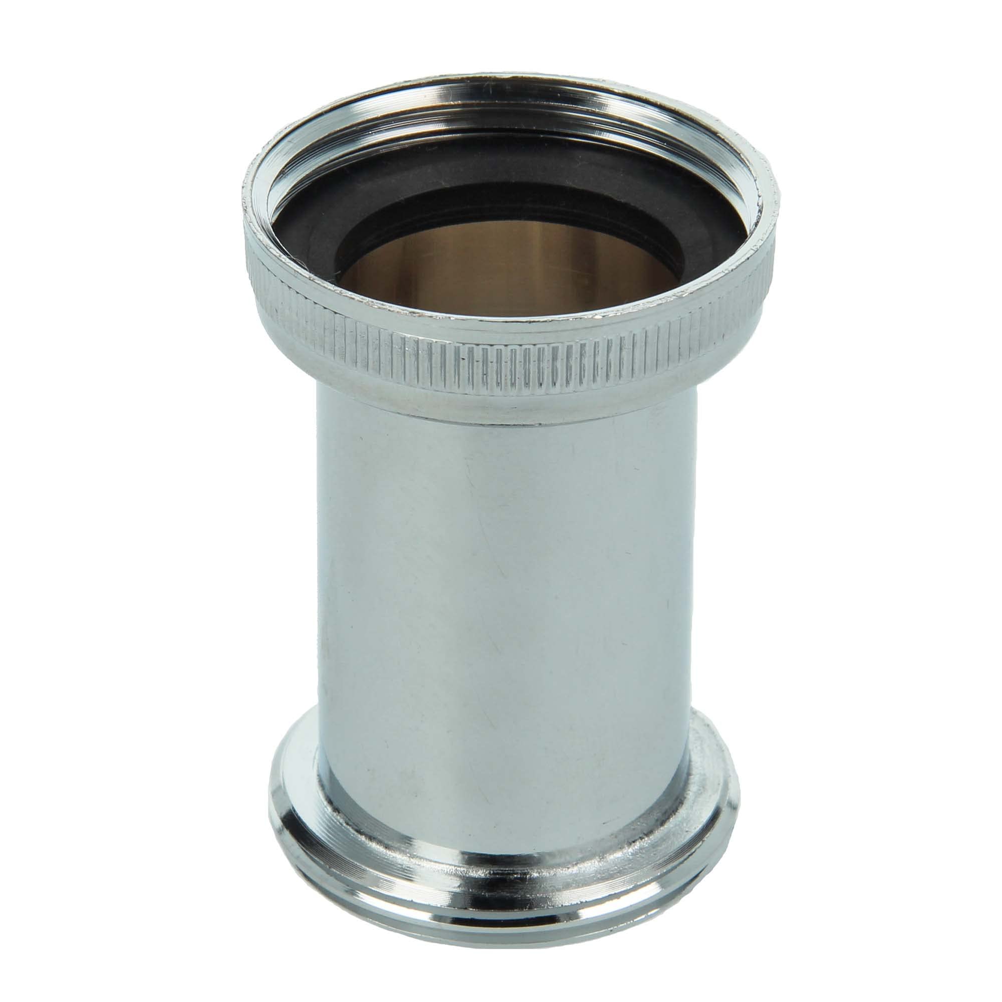 tecuro Spacer for Siphon Pipes 1 1/4 x 1 1/4 Inch Chrome-Plated