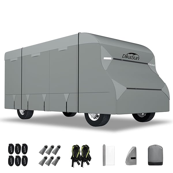 DIKASUN CLASS C RV COVER 23′ ~ 26′,...