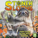 Stoner Sloths 2019 Wall Calendar by