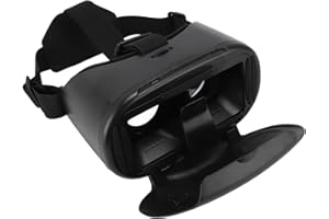 Dpofirs VR Headset for Phone, 3D Virtual Reality Goggles with Anti Blue Light & Adjustable Pupil Distance, Myopia Support Up 